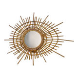 Ortf rattan sun mirror from the 60s