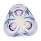 Vintage Murano Bowl Fruit Bowl Blue Purple Glass Sixties