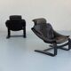 Paire de fauteuils Kroken , Nelo Suède année 70
