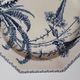 Duo of plates of clairfontaine model INDIANA