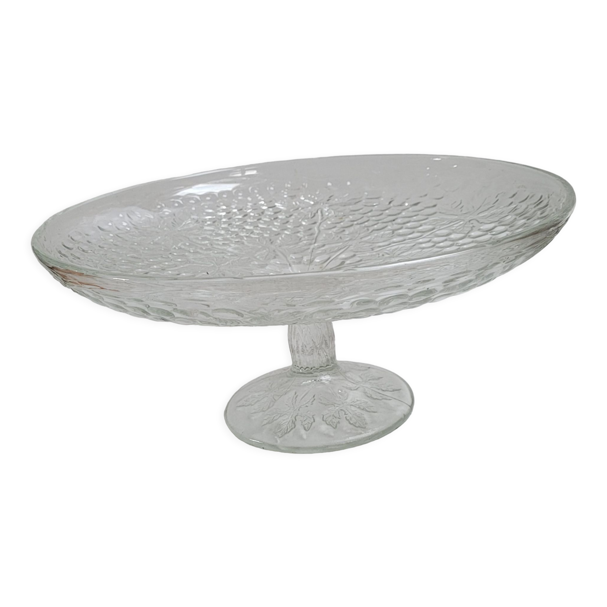 Transparent vine cake dish