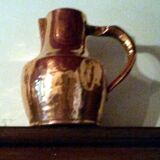 Pichet de cuivre ancien décoratif