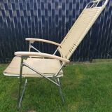 Folding garden armchair