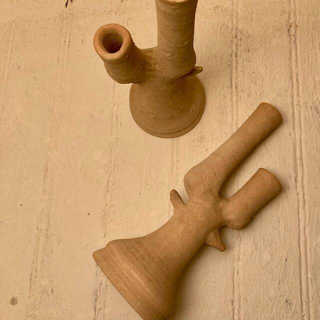 Tamegroute candle holder duo