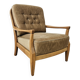 70s beech living room armchair