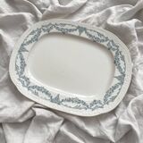 Iron earthenware dish “Louis XVI” U&C Sarreguemines