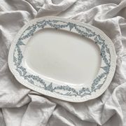 Iron earthenware dish “Louis XVI” U&C Sarreguemines