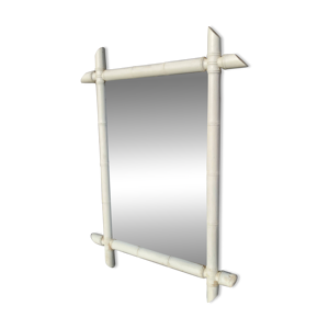 Miroir en bois imitant - bambou