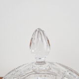 Bohemian cut glass jar 1960s