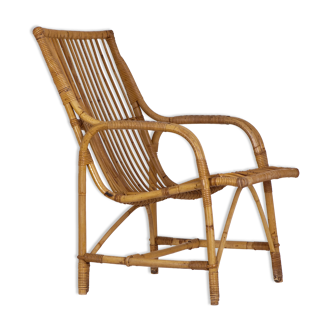 Vintage rattan chair 60s