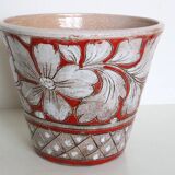 Italian ceramic flowerpot by Fratelli Fanciullacci, circa 1950/60 / size 3