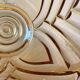 Two bowl cups pavilions Belgium Art Deco
