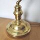 Green opaline banker lamp