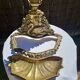 Bronze and brass umbrella stand decorated with a swan.