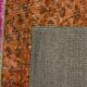 Distressed vintage turkish patchwork rug 219x150 cm wool medium