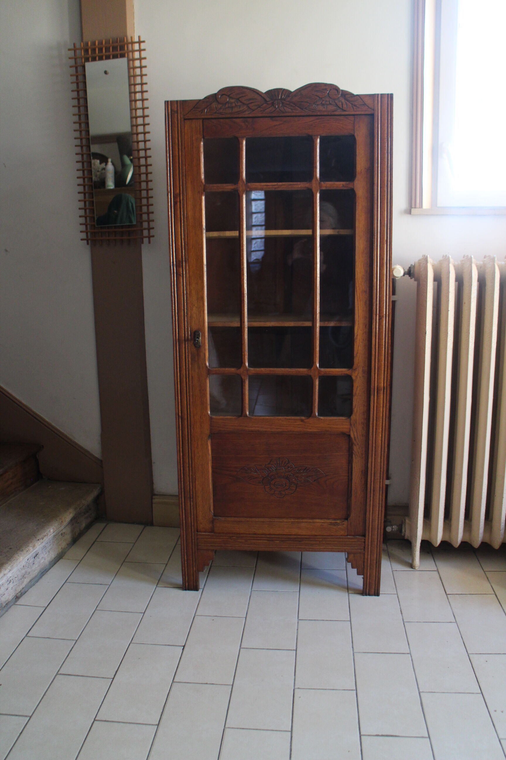 Parisian art deco glazed wardrobe