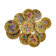 lot of 12 fruit barbotine dessert plates Sarreguemines