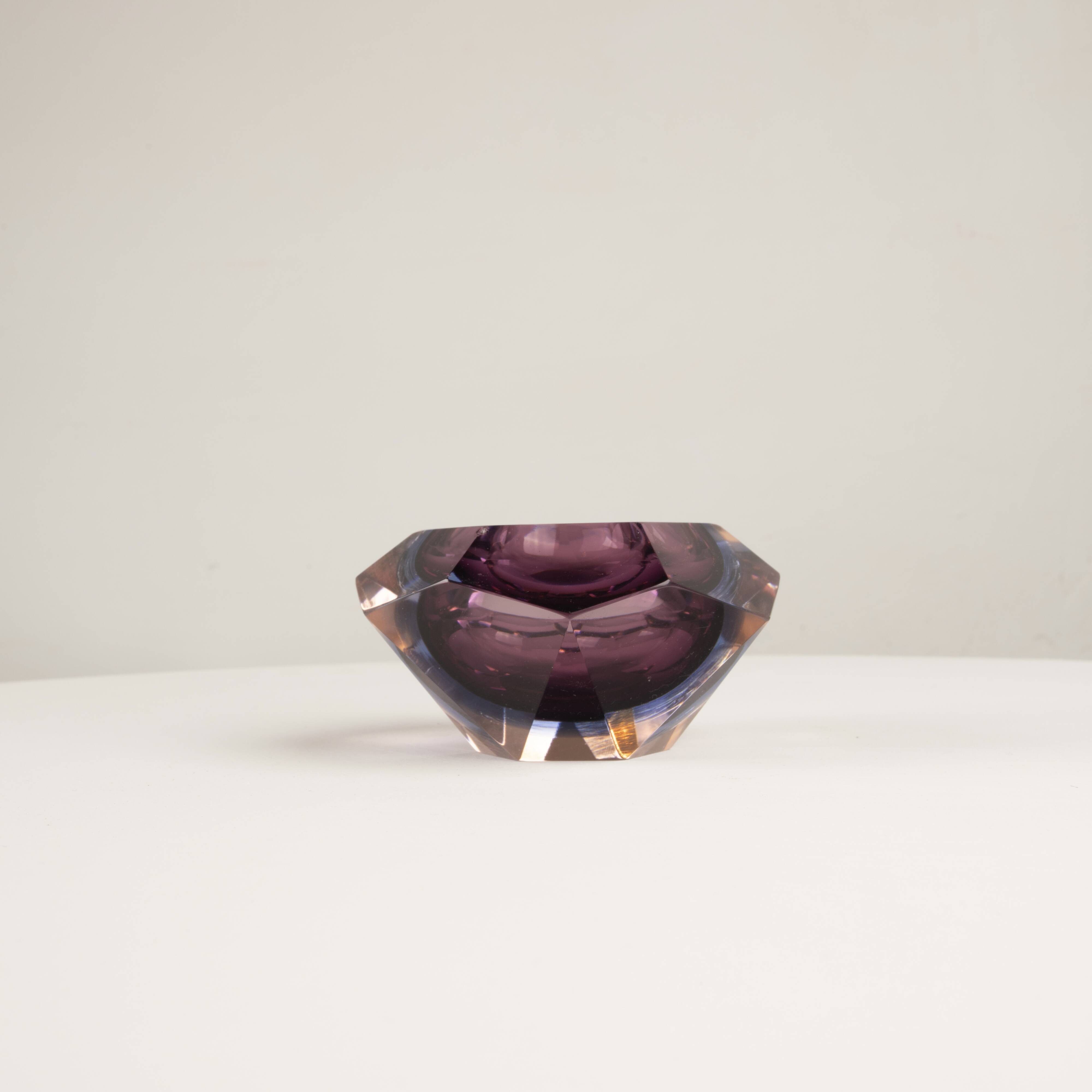 Sculptural ashtray attributed to Flavio Poli for Seguso Vetri d’Arte 1970