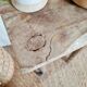 Wooden stool - wooden harness workshop look brutalist
