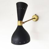 Paire d'appliques Italiennes design années 1950