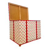Vintage scoubidou storage chest 1960