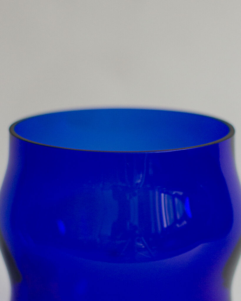 Glass jar and glass paste lid, 90s/2000s