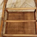 Bamboo coffee table from the 70s missing on it