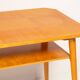Mid-century modern coffee table, light wood, Europe, 1960s