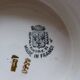 Flat serving dish on pedestal compote St Amand 200136