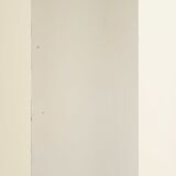 Wooden chest of drawers painted white