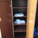 Vintage wardrobe veneer blond oak varnished