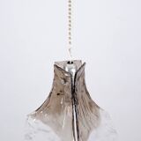 3 leafed murano glass pendant lamp by Carlo Nason for Mazzega