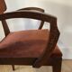 Vintage bridge armchair art Deco