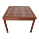 Danish Ceramic and Teak Coffee Table, 1960s
