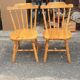 2 chaises western