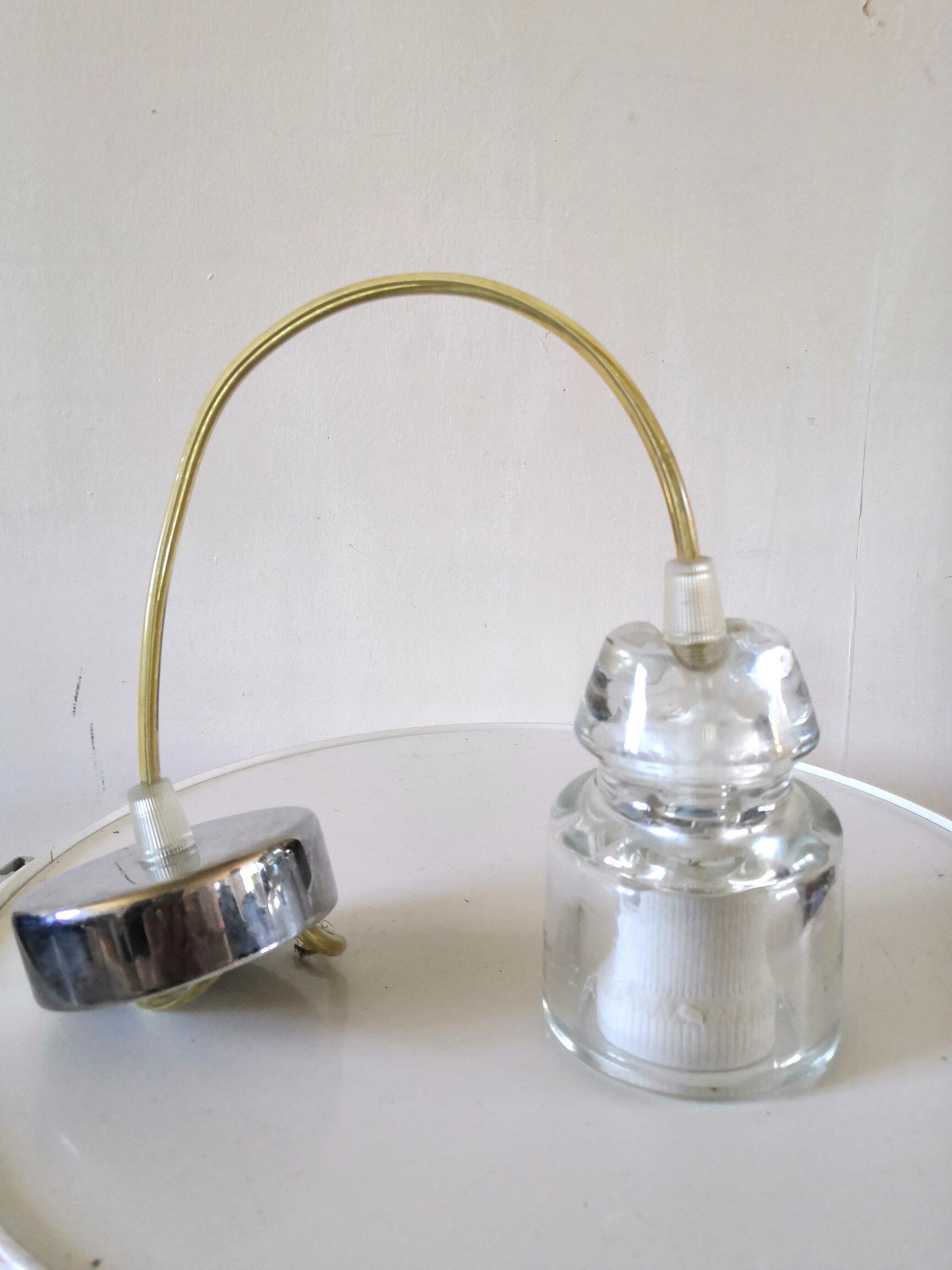 Indarte Italy pendant lamp with Fidenza glass