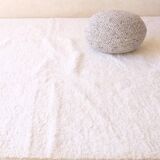 Modern Plain White Rug - 448 x 314 cm