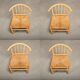 Erik Ole Jørgensen J151 Dining Chairs in beech and papercord for FDB Møbler