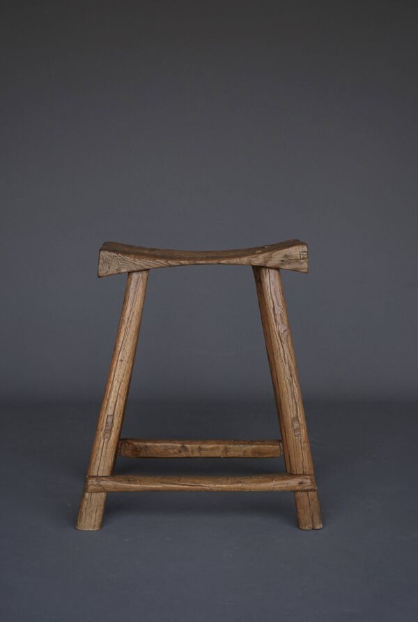 Tabouret rustique chinois