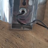 Silver Space Age wall light