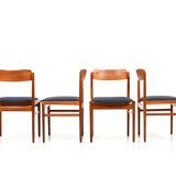Set of 4 danish dining chairs in teak 1948/1950