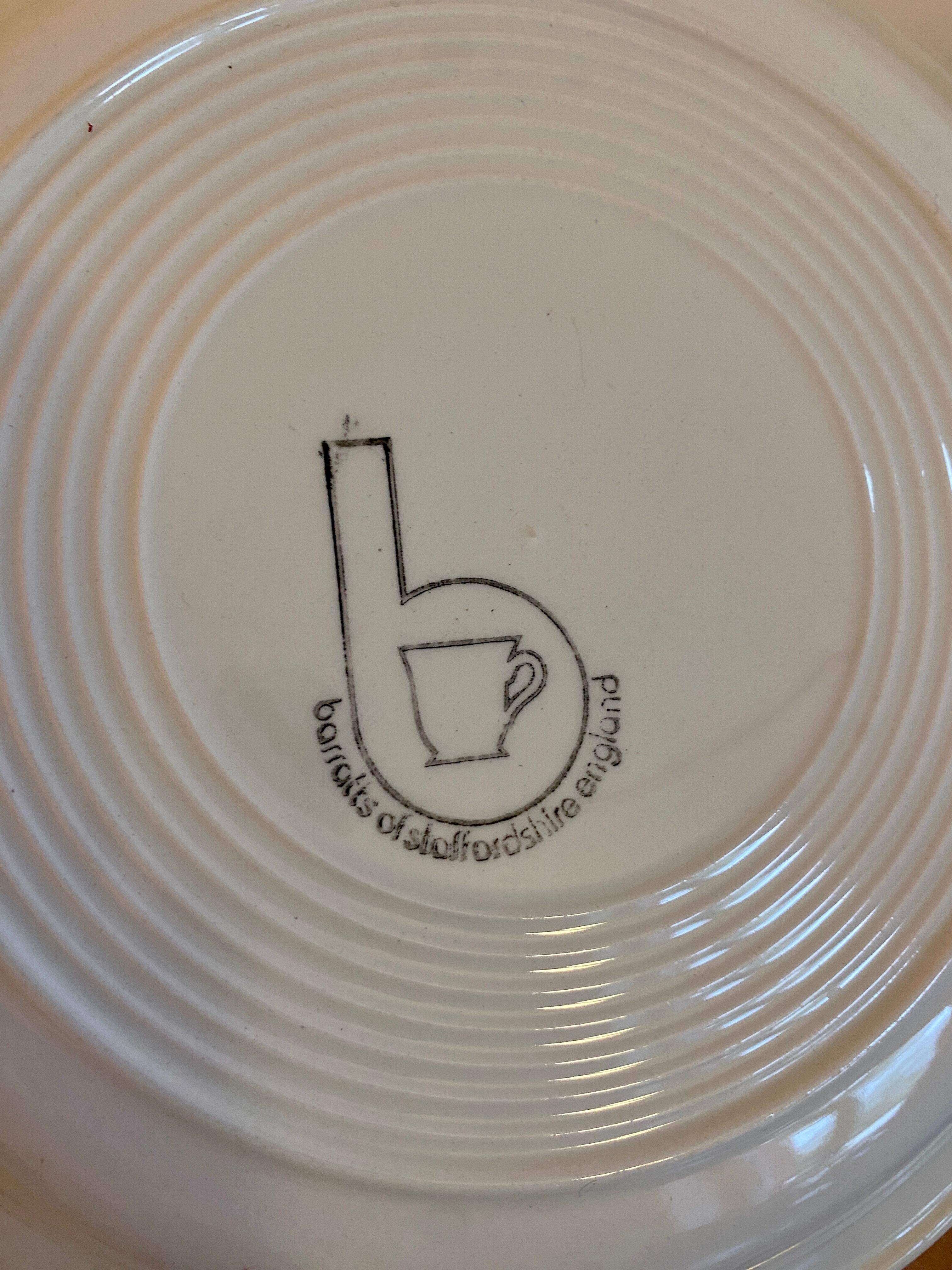 Set of 5 vintage plates