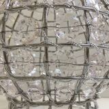 Chrome metal pendant lampshade pendant lamp
