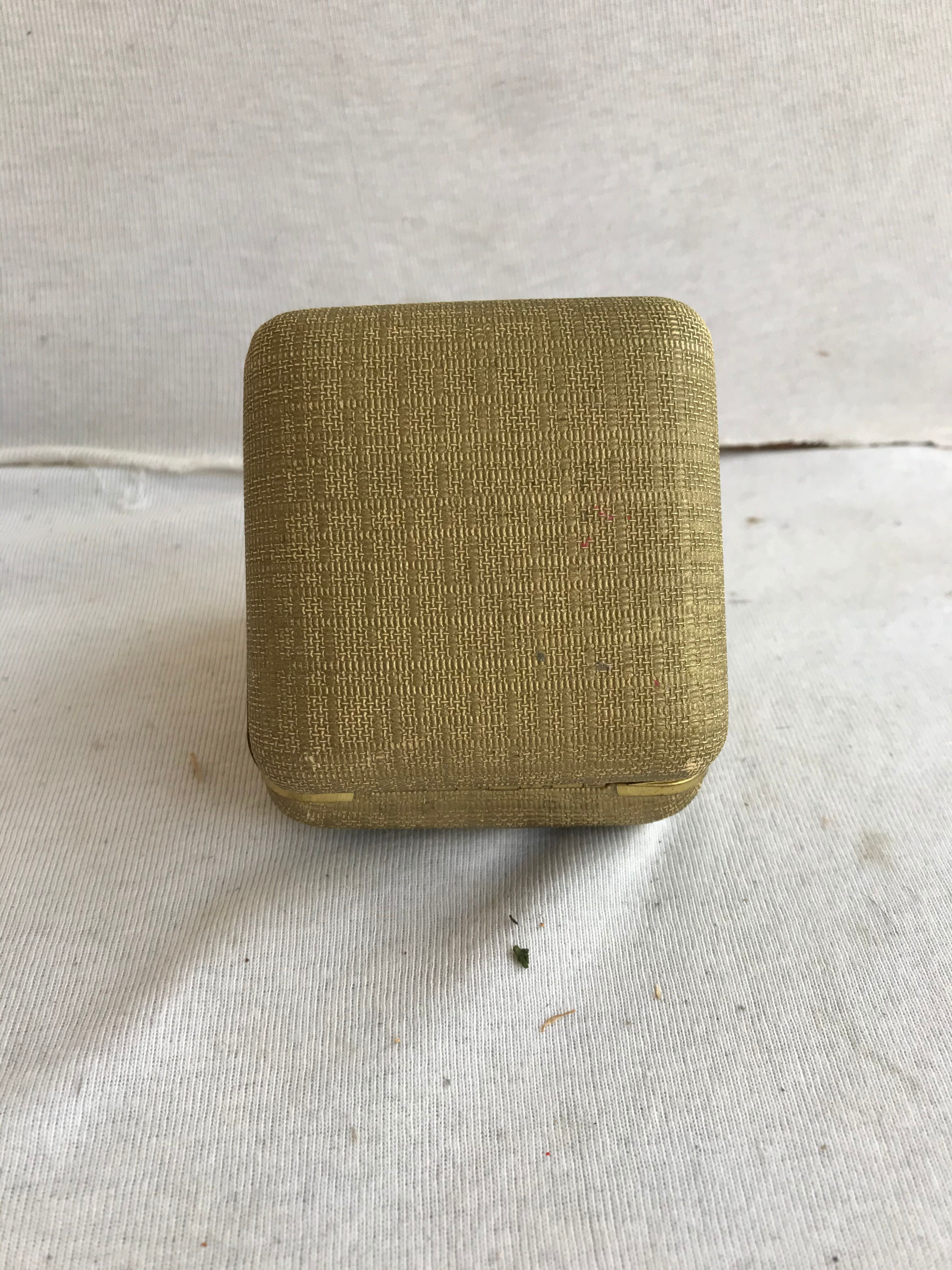 Old europa 2 travel alarm clock with 70's vintage gold case