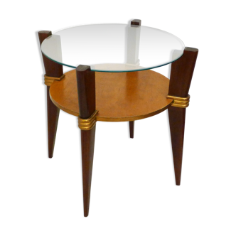 Art Deco round side table