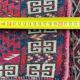 Ancient Turkmen Afghan Hatchlou handmade carpet 133x133 cm