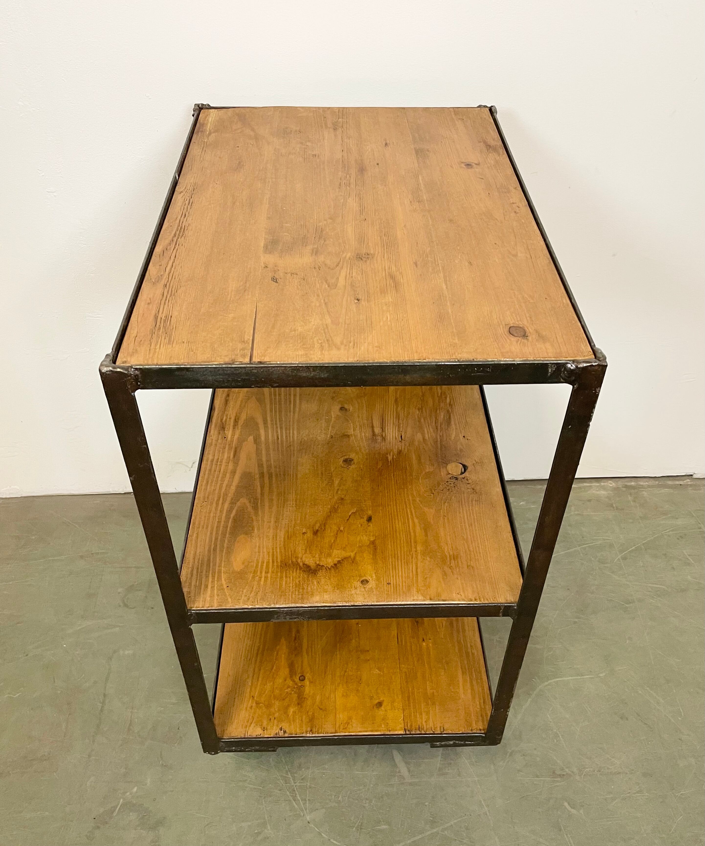 Industrial Shelf on Wheels, 1960s