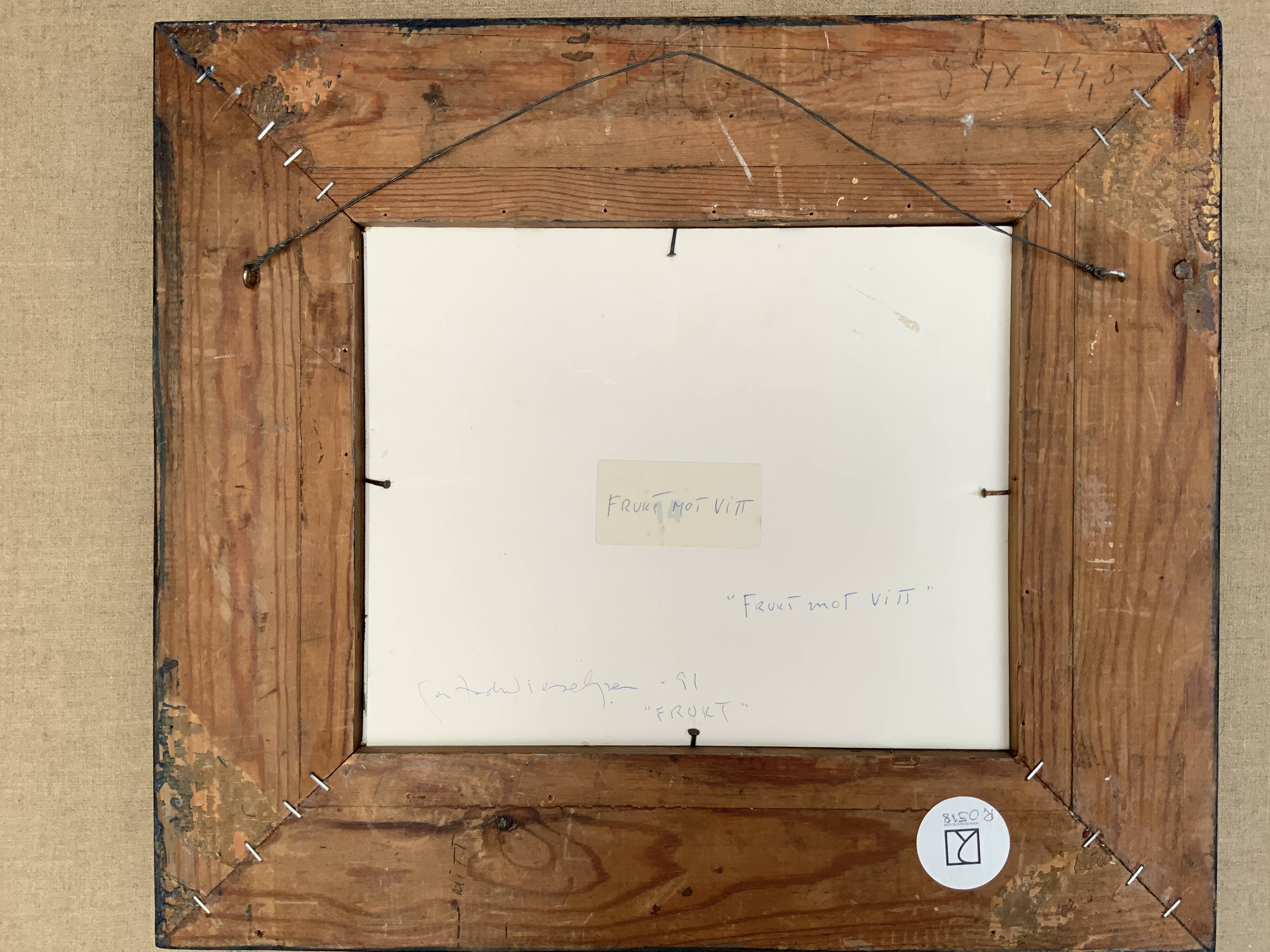 Wieselgren peinture à l'huile nature morte 1991