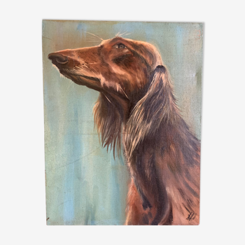 Canvas depicting a dog