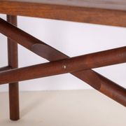 Table à manger en chêne par un ébéniste danois, années 1960, Danemark